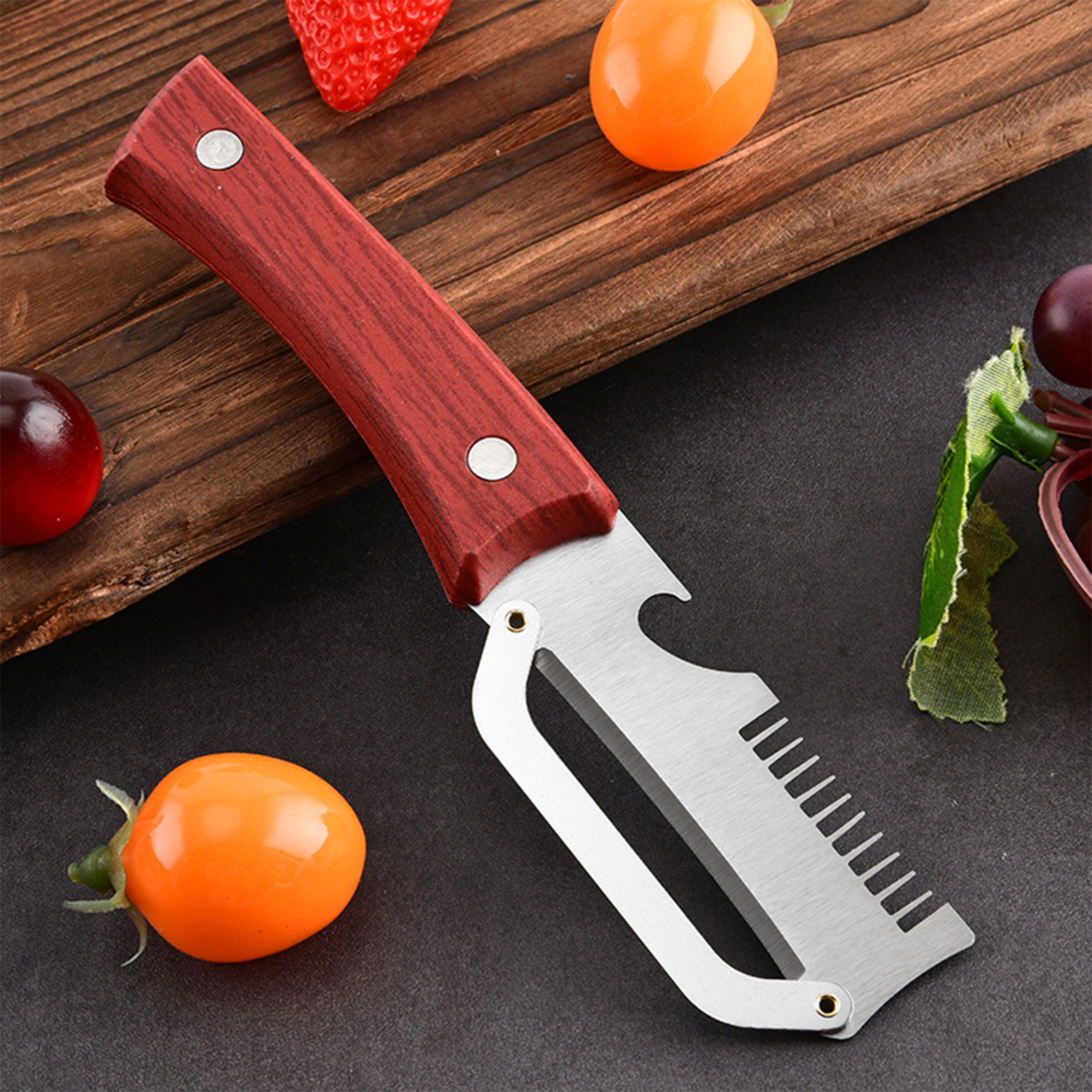 Kitchen Gadgets Vegetable Cutter - 2pcs Stainless Steel Green Onion Cutter