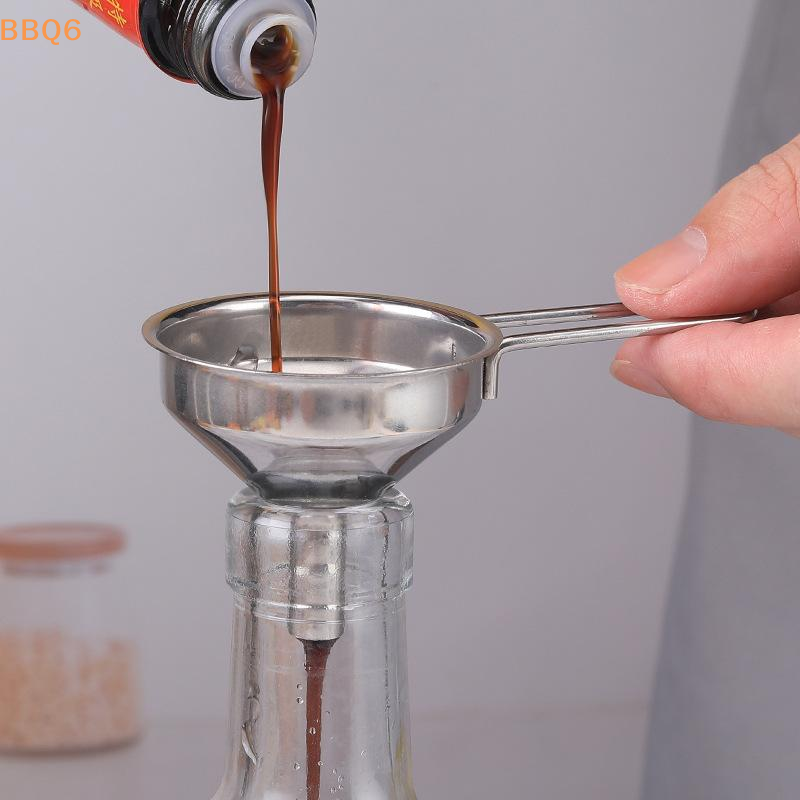 Kitchen Gadgets Small - *Stainless Steel Funnel With Handle Small