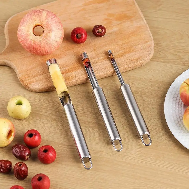 Apple Corer Slicer - Stainless Steel Apple Corer Fruit Seed