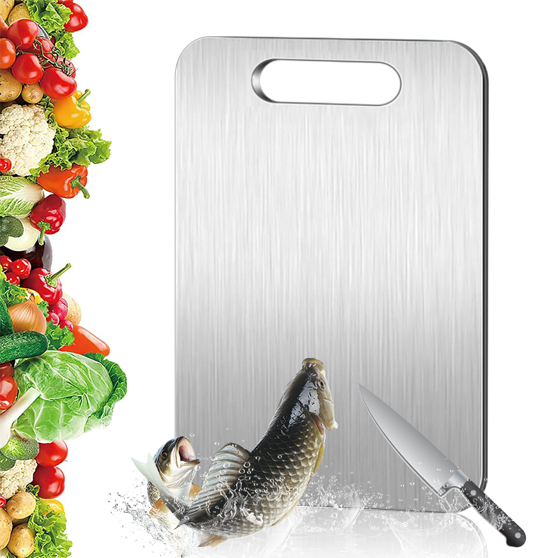 Kitchen Gadgets Gift - 1pc Stainless Steel Cutting Board—an Essential