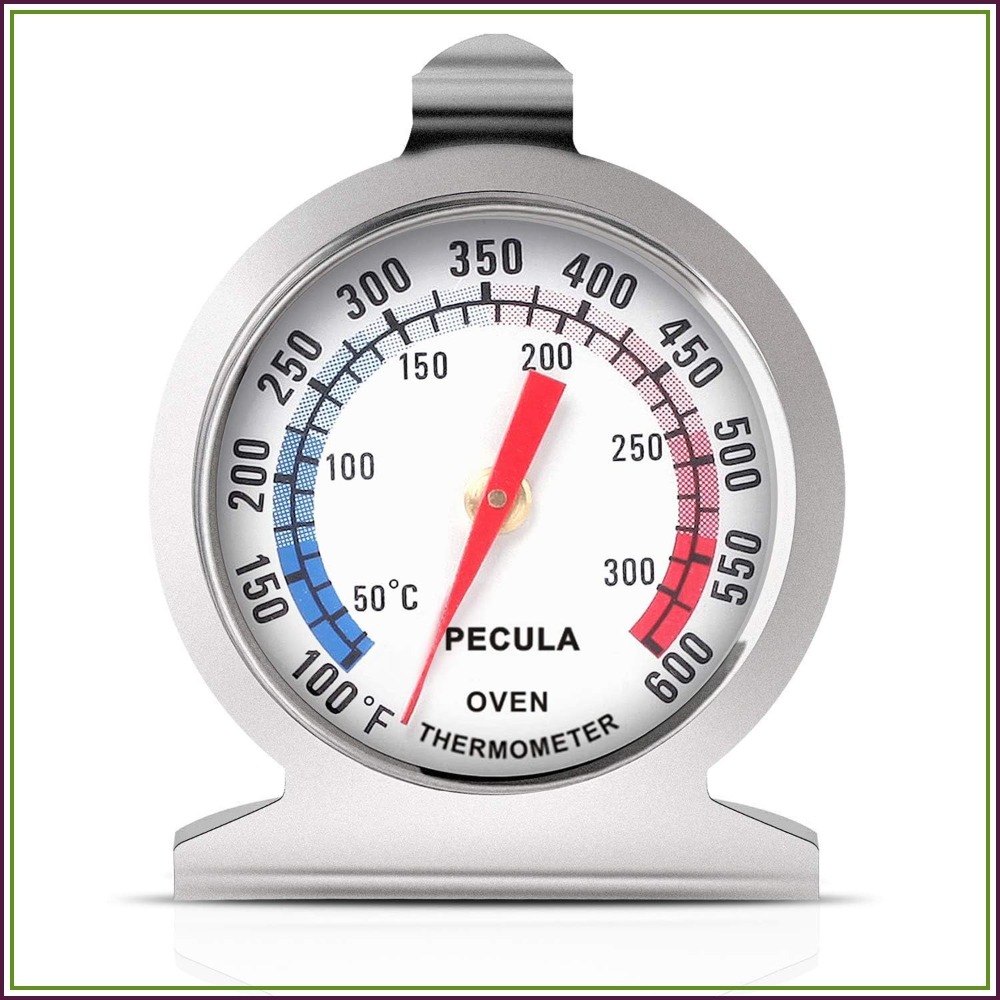 Instant Read Thermometer - Analog Oven Thermometer 50-300°C/100-600°F, Instant Read,