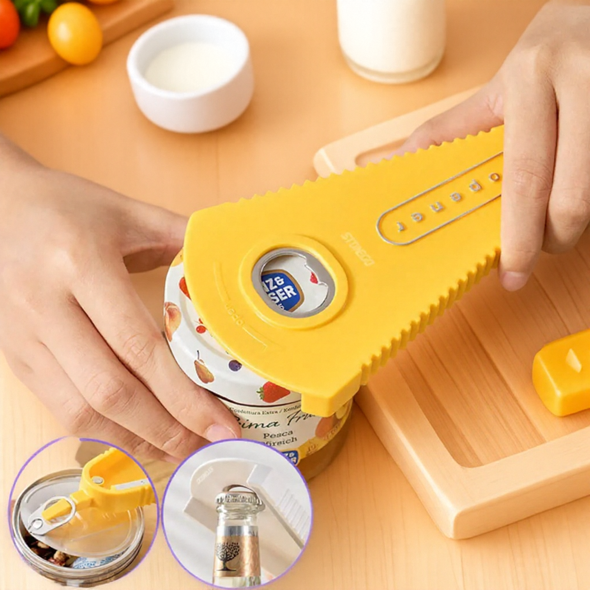 3 in 1 Multifunctional Bottle  - Kitchen Gadgets Jar Openers recension och pris