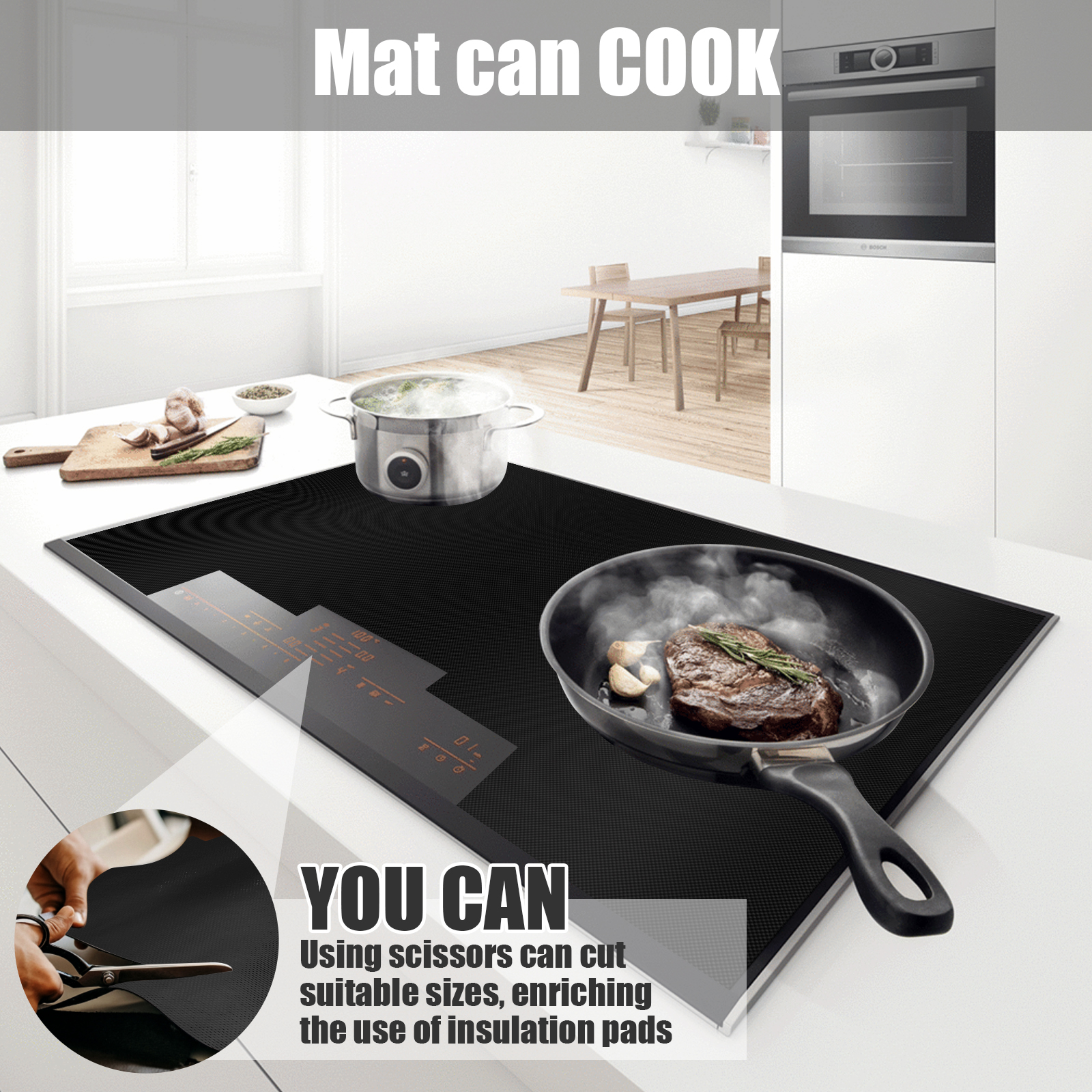 Induction Cooker Cover Silicon - Kitchen Gadgets Everyone Needs recension och pris