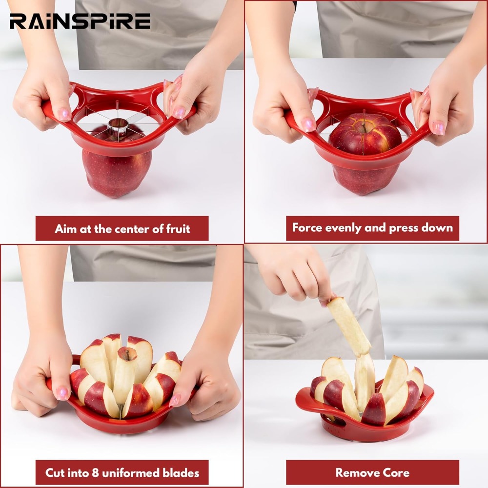 Apple Cutter 8 Slices, 8 Blade - Apple Corer Slicer recension och pris