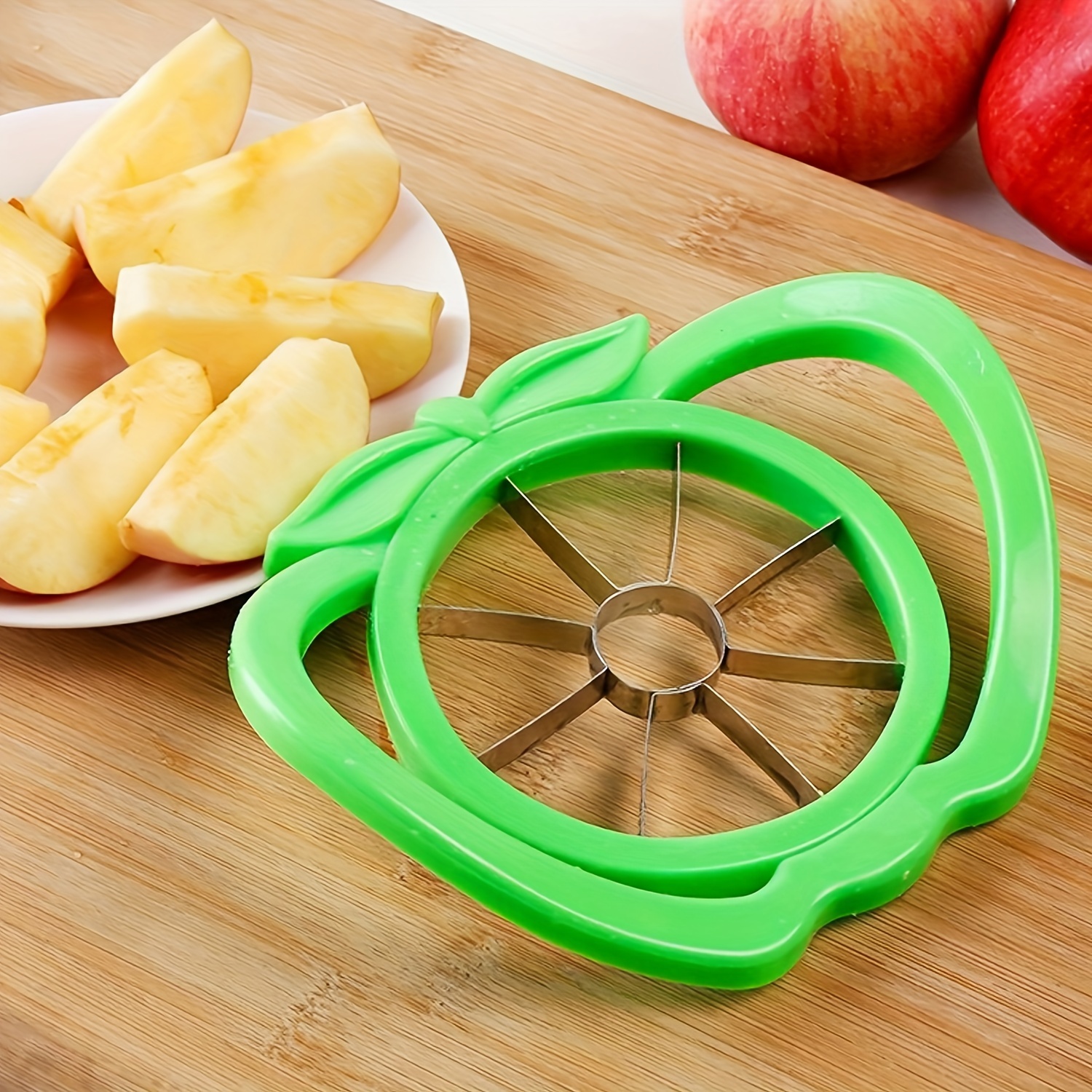 Apple Cutter, Stainless steel  - Apple Corer Slicer recension och pris