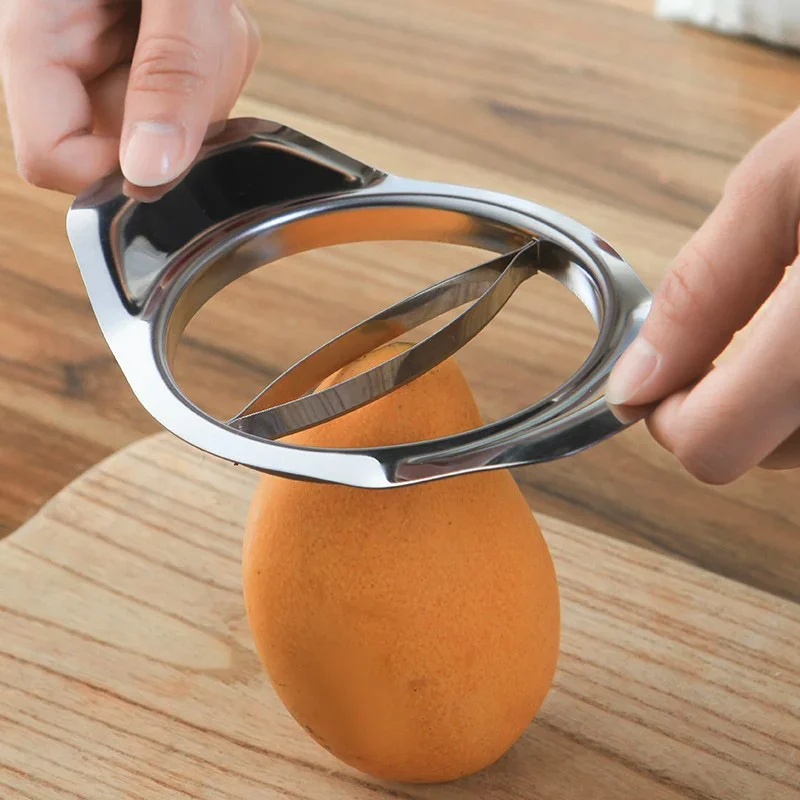 Stainless Steel Mango Cutter A - Apple Corer Slicer recension och pris