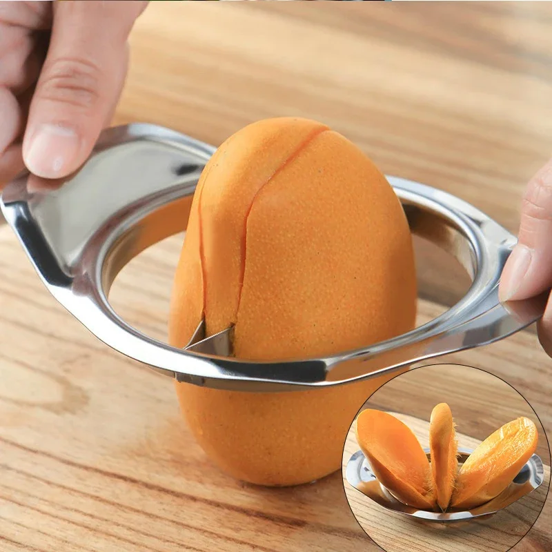 Stainless Steel Mango Cutter A - Apple Corer Slicer recension och pris