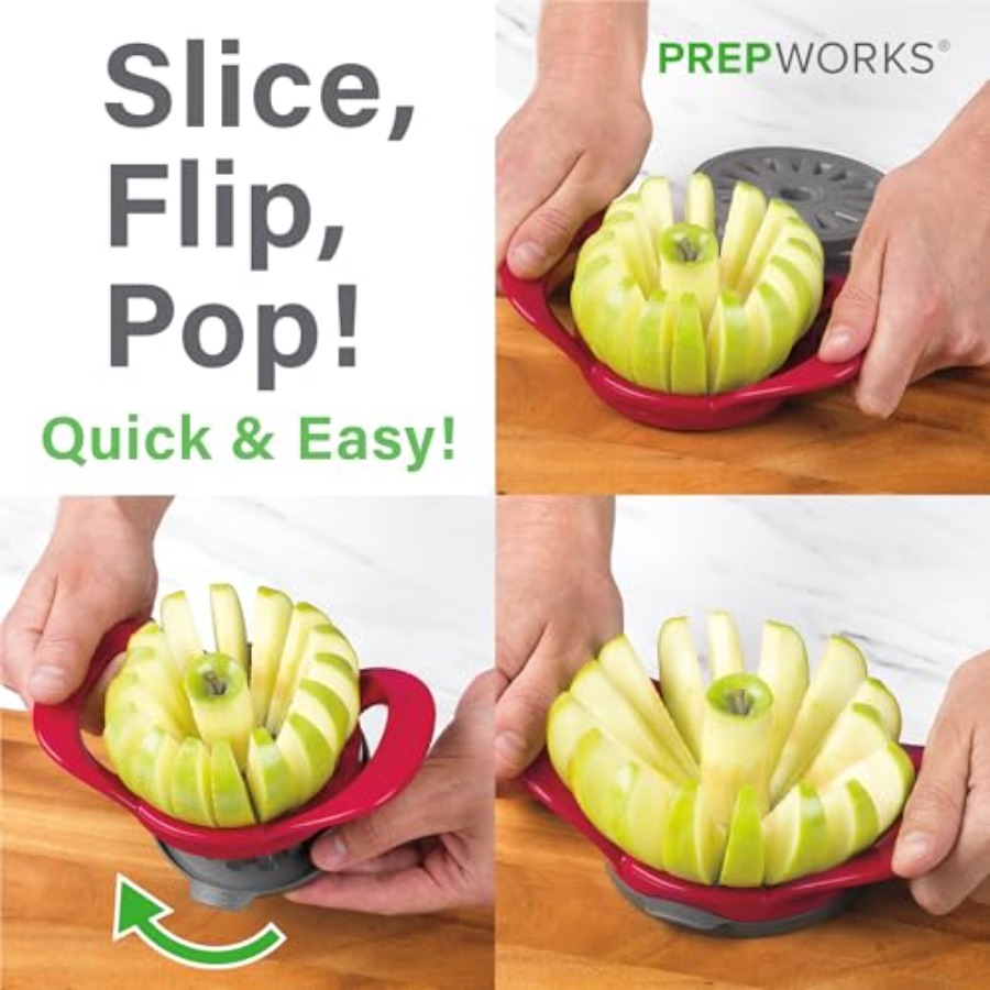 PrepWorks Dishwasher Safe Appl - Apple Corer Slicer recension och pris