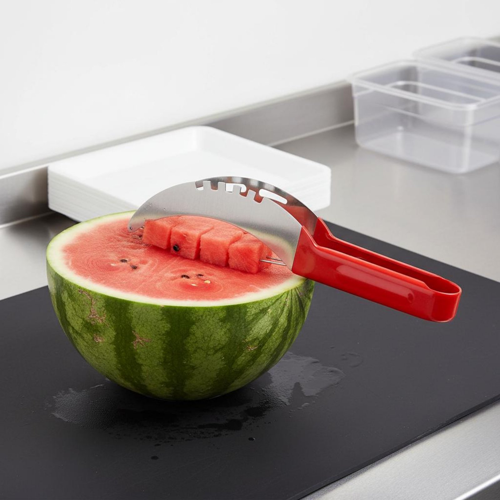 Watermelon Cube Cutter Food Gr - Kitchen Gadgets Vegetable Cutter recension och pris
