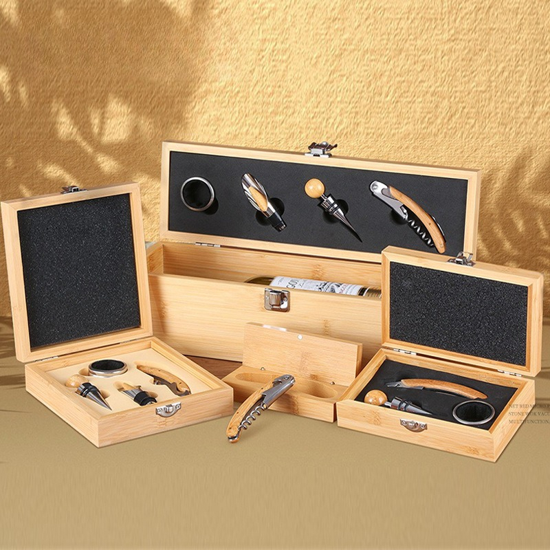Luxury Bamboo Wine Bottle Open - Kitchen Gadgets Luxury recension och pris