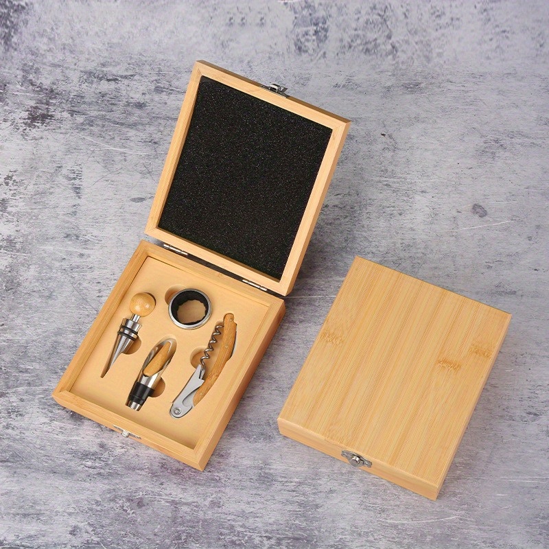 Luxury Bamboo Wine Bottle Open - Kitchen Gadgets Luxury recension och pris