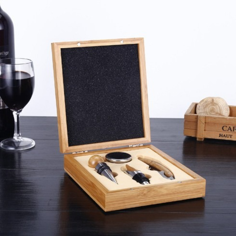Luxury Bamboo Wine Bottle Open - Kitchen Gadgets Luxury recension och pris