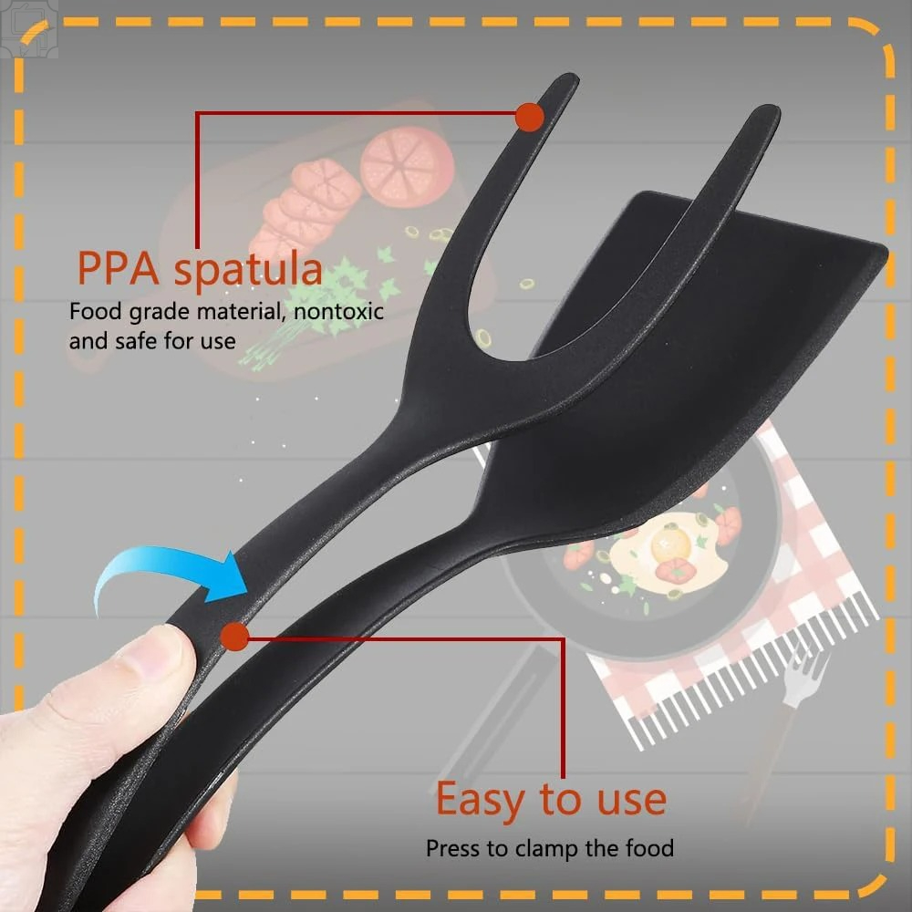2 In 1 Flip Spatula Tongs Nylo - Kitchen Gadgets And Appliances recension och pris