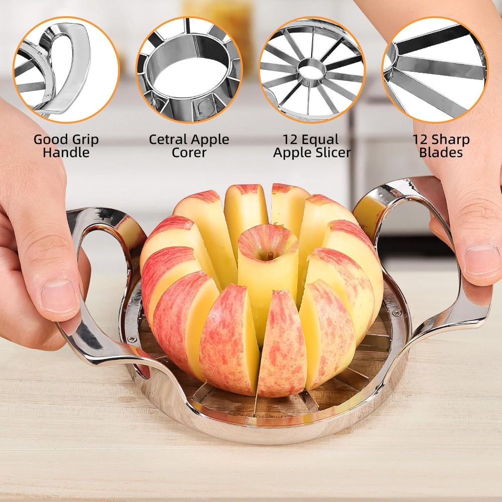 Extra Large Heavy Duty Stainle - Apple Corer Slicer recension och pris