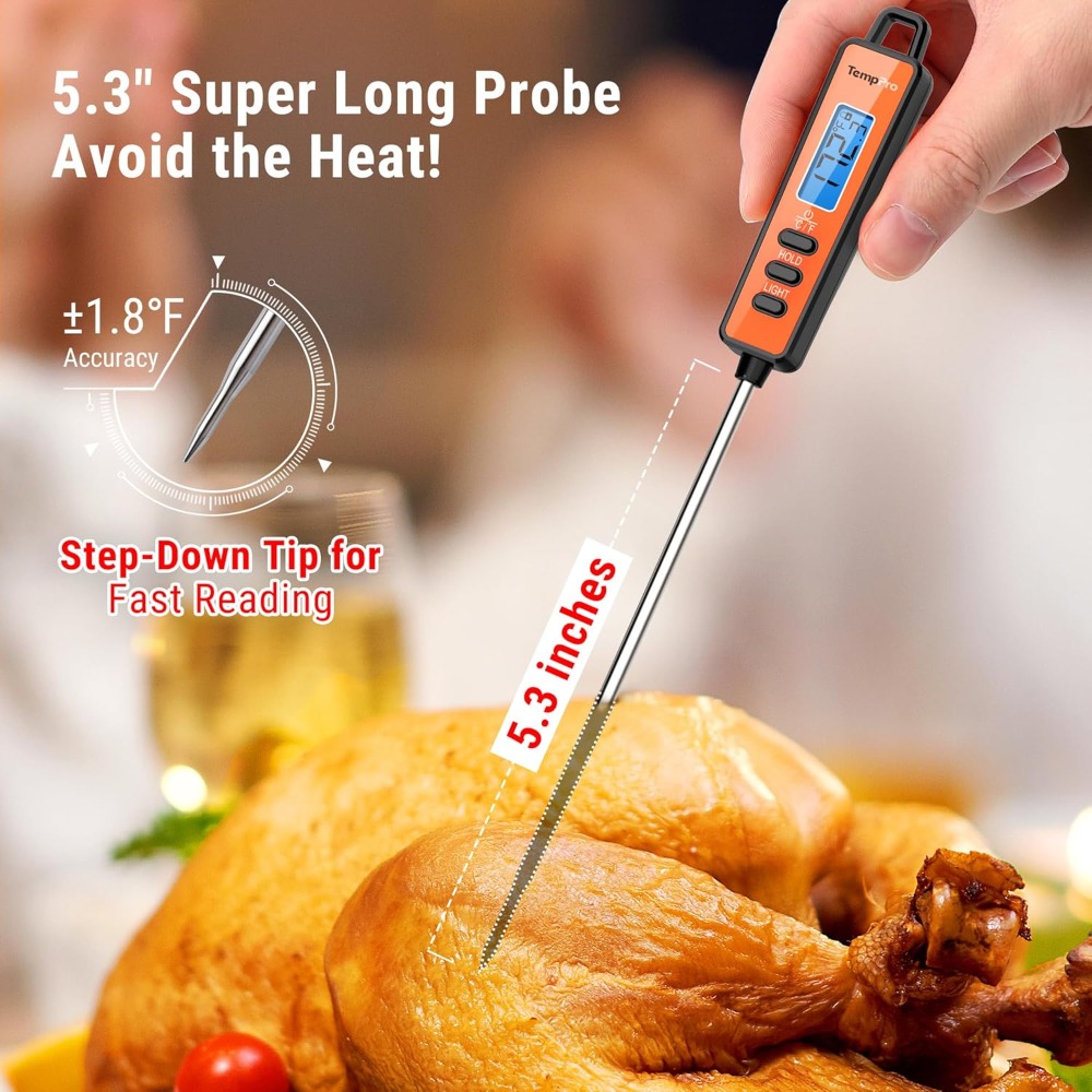 Digital Meat Thermometer for C - Instant Read Thermometer recension och pris