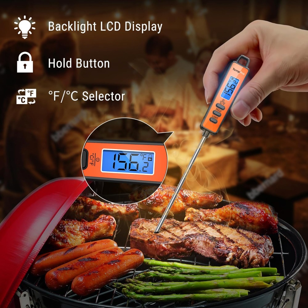 Digital Meat Thermometer for C - Instant Read Thermometer recension och pris