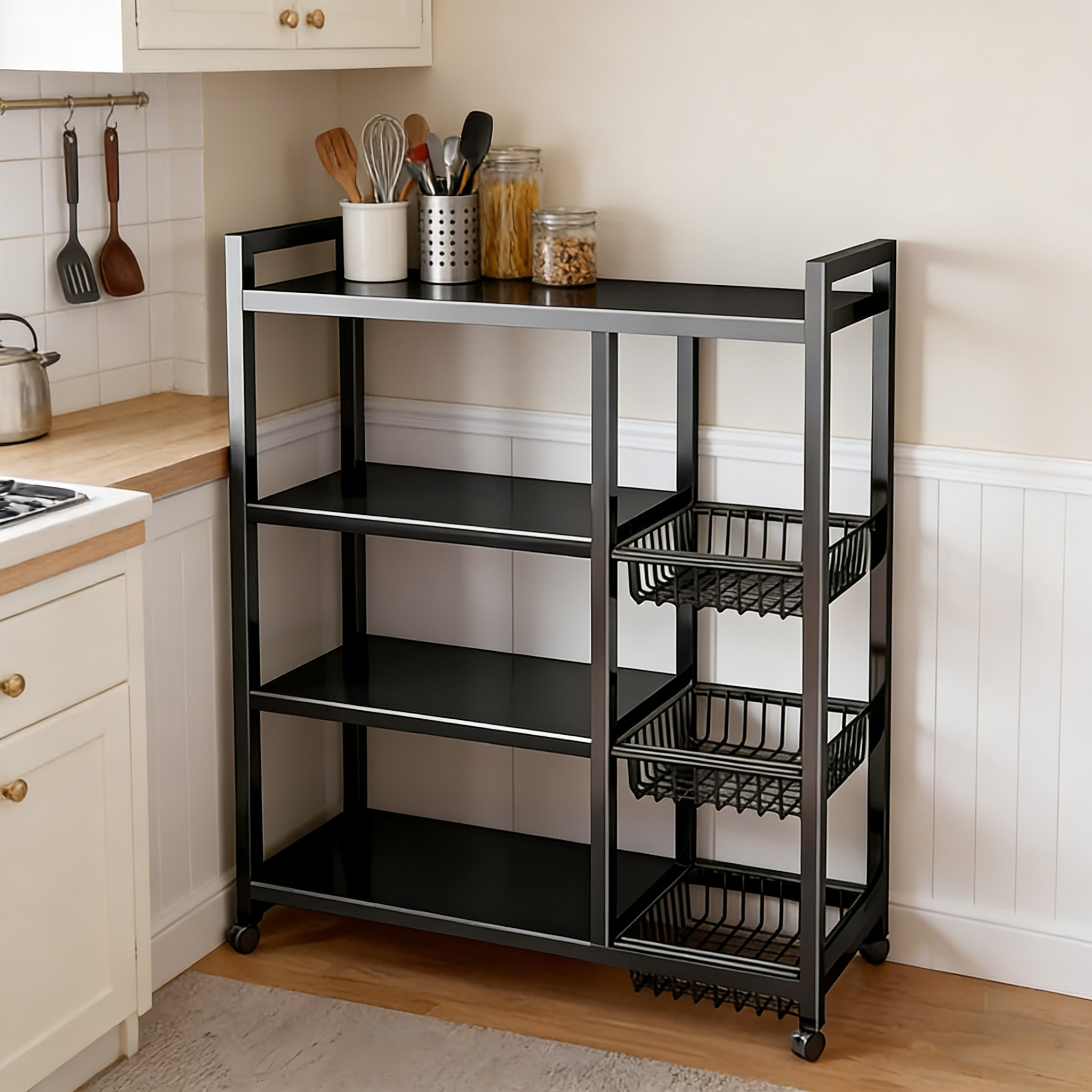 1pc portable storage rack, adj - Kitchen Gadgets Gift recension och pris