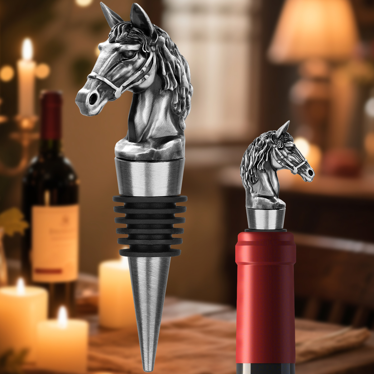 Exquisite Metal Horse Head Dec - Kitchen Gadgets Gift recension och pris