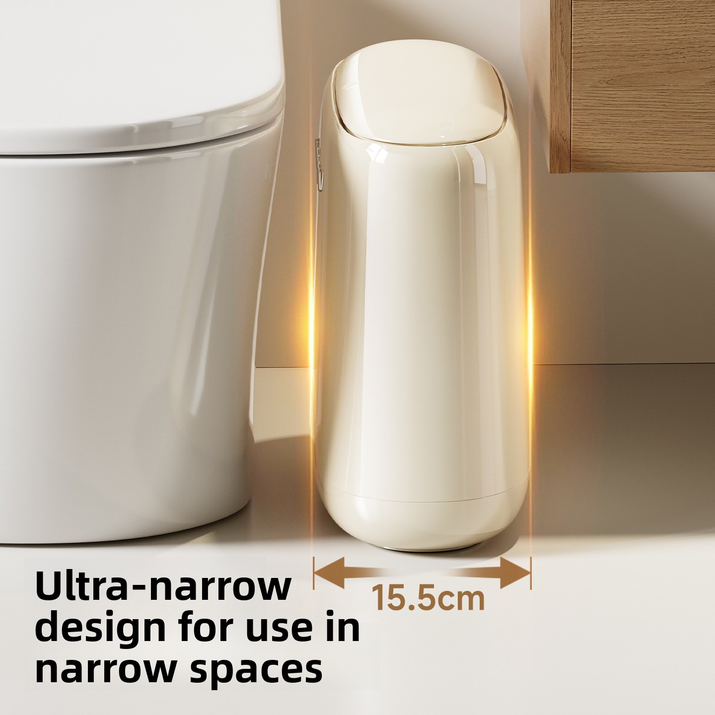 12L Trash Bin Narrow Gap Trash - Kitchen Gadgets Luxury recension och pris