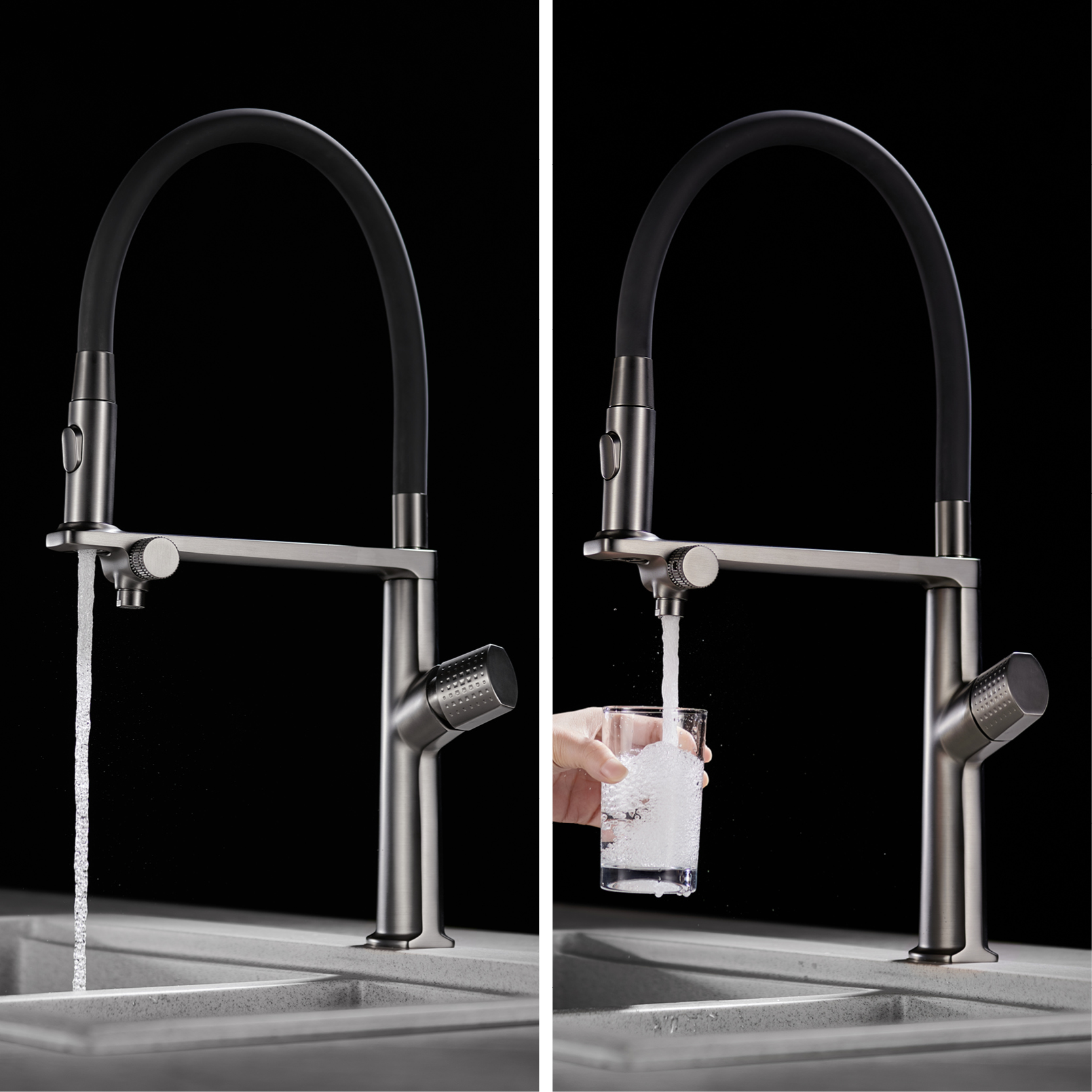 Luxury gun gray brass kitchen  - Kitchen Gadgets Luxury recension och pris
