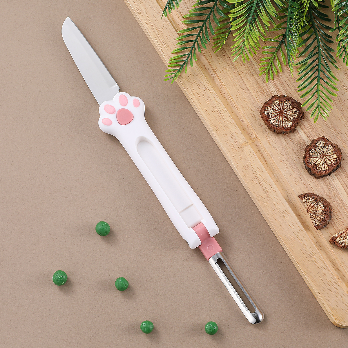 Two-in-one Fruit Knife New Hou - Kitchen Gadgets Popular recension och pris