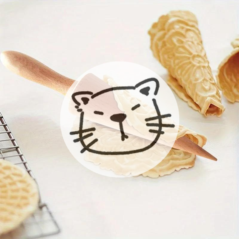 Popular 1pc, Wooden Ice Cream  - Kitchen Gadgets Popular recension och pris